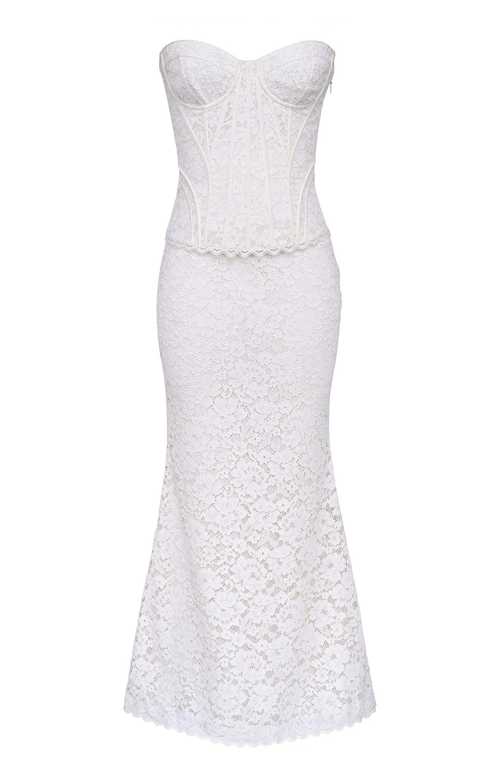 Solaine Lace Corset Gown